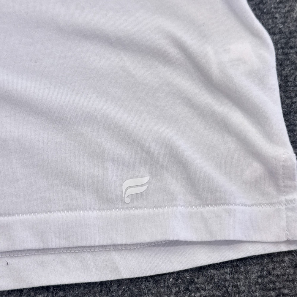 Fabletics Tank Top Womens Size Medium White Athleisure‎ Yoga Gym Activewear - Picture 5 of 13